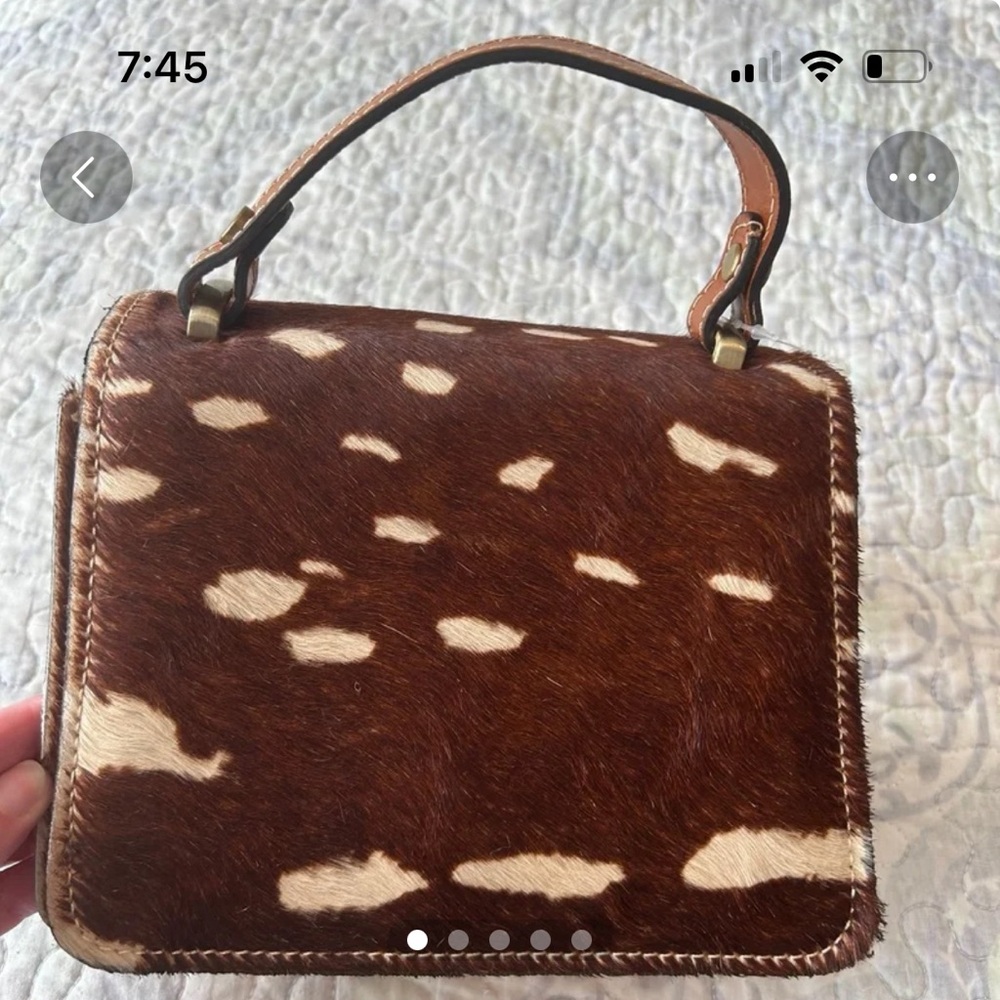 Genuine Charlie Leather Purse. New with tags. Cowhide purse.